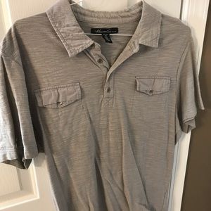 Grey polo shirt